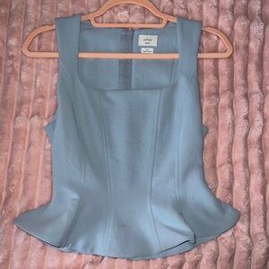 Wilfred Rhodora Bustier in Dew Blue & Size XS